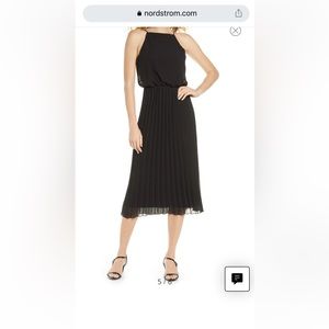 Sam Edelman pleated chiffon dress